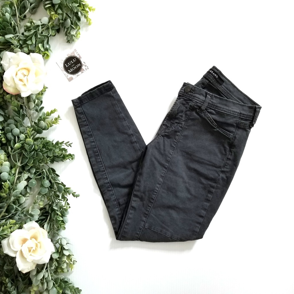 J Brand Gray cropped skinny stretch pant size 26